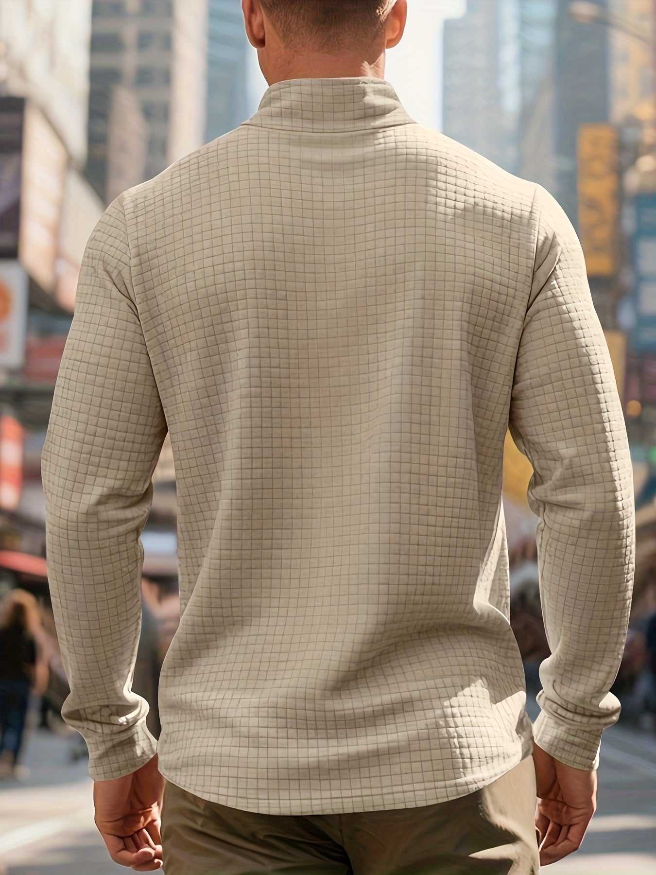 Men'S Heavyweight Full-Zip Hoodie - Winter Warmth Full-Zip Front Closure, Stand Collar Long Sleeve Pullover Sweatshirt, Casual Commuter Jacket for Everyday & Formal Wear, Easy-to-Wear Layering Piece (NavyBrown) - Ideal for Of