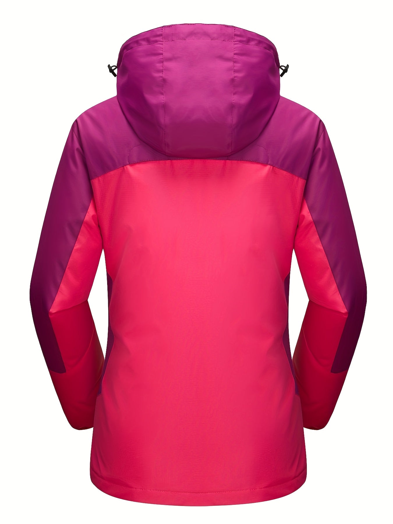 Women'S 3-in-1 Winter Coats Snow Ski Jacket Fleece Lined Winter Jacket Parka Windproof Hiking Hooded Coat Multi-pocket Winter Camping Parka Wear Resistant Snowboarding Warm Fleece Jacket