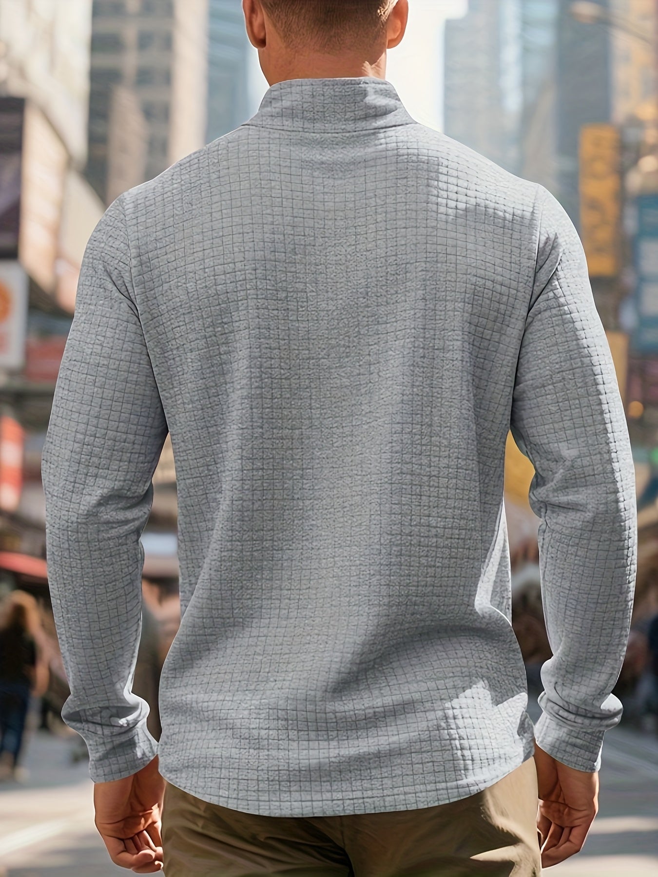 Men'S Heavyweight Full-Zip Hoodie - Winter Warmth Full-Zip Front Closure, Stand Collar Long Sleeve Pullover Sweatshirt, Casual Commuter Jacket for Everyday & Formal Wear, Easy-to-Wear Layering Piece (NavyBrown) - Ideal for Of