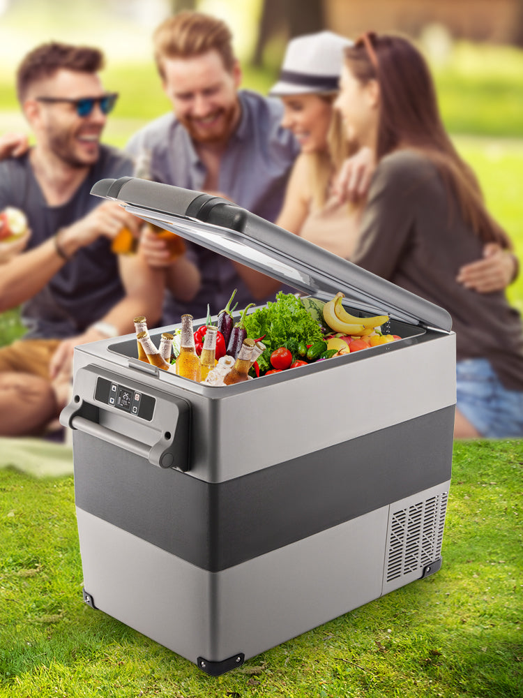 Vevor Portable Car Refrigerator Mini Fridge Freezer 20L 22L 35L 45L 55L Compressor Cooler 12V 24V DC Ice Box for Camping